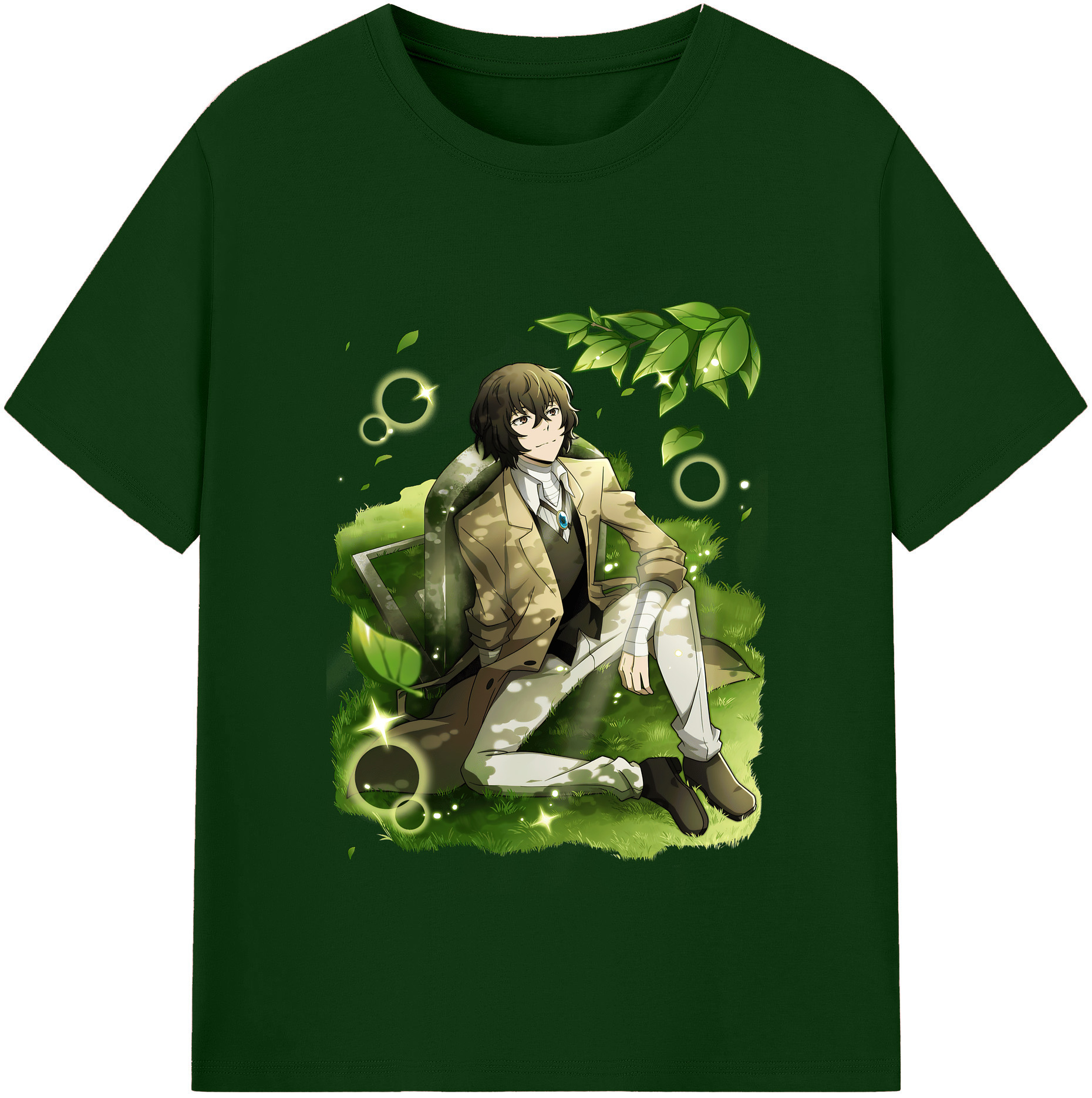 （画像用） 文豪ストレイドッグス Bungo Stray Dogs 綿100％半袖Tシャツ（フロントプリント）